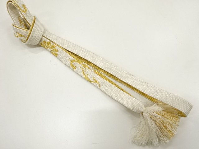 JAPANESE KIMONO / HAND-TIED OBIJIME CORD
